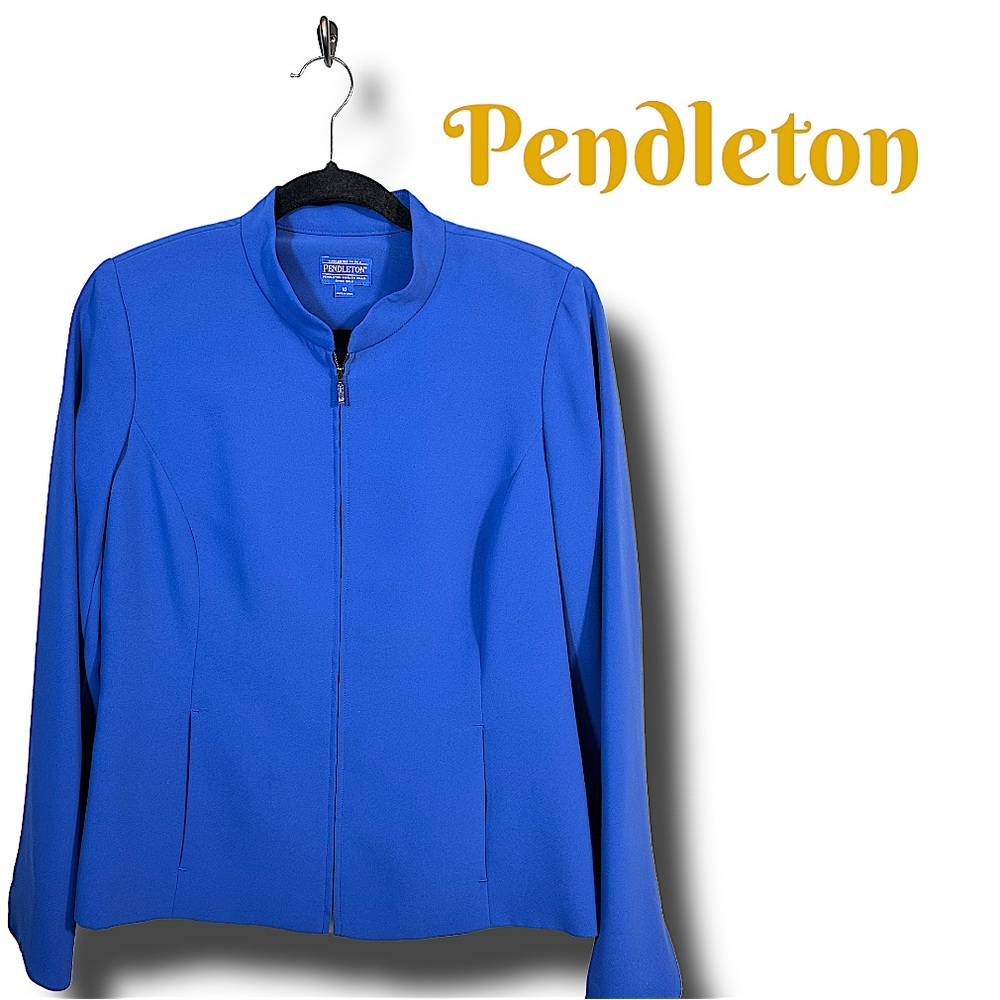 Pendleton Blue Blazer Jacket Work Career Professi… - image 2